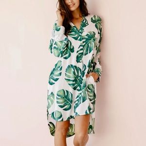 Piyama - “Pandora” Longsleeve Lounge Shirt - Palm